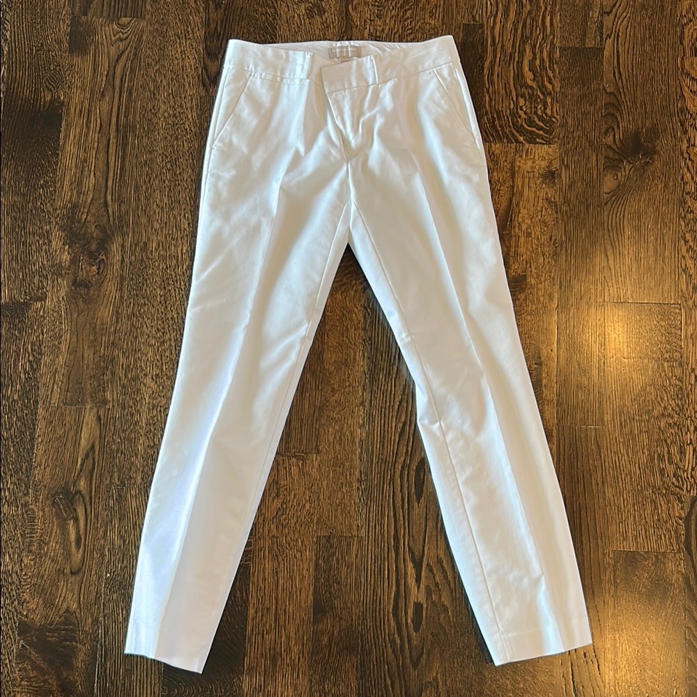 Banana Republic White Trousers